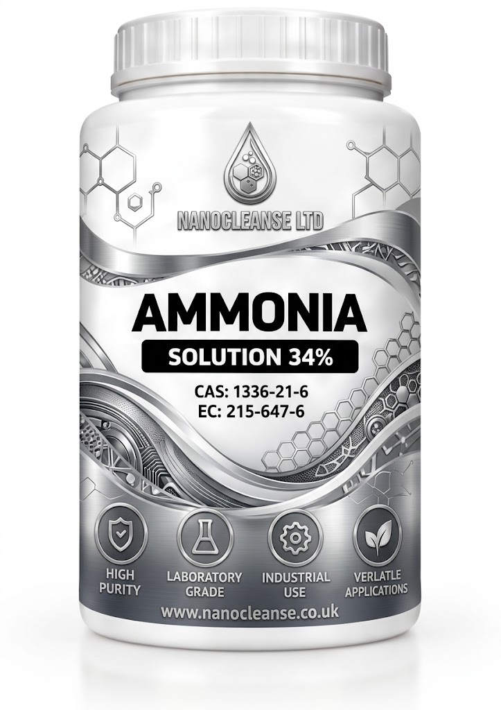 Ammonia solution 34% bottle