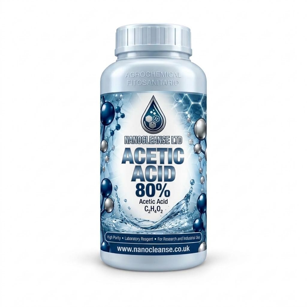 Acetic acid 80% bottle