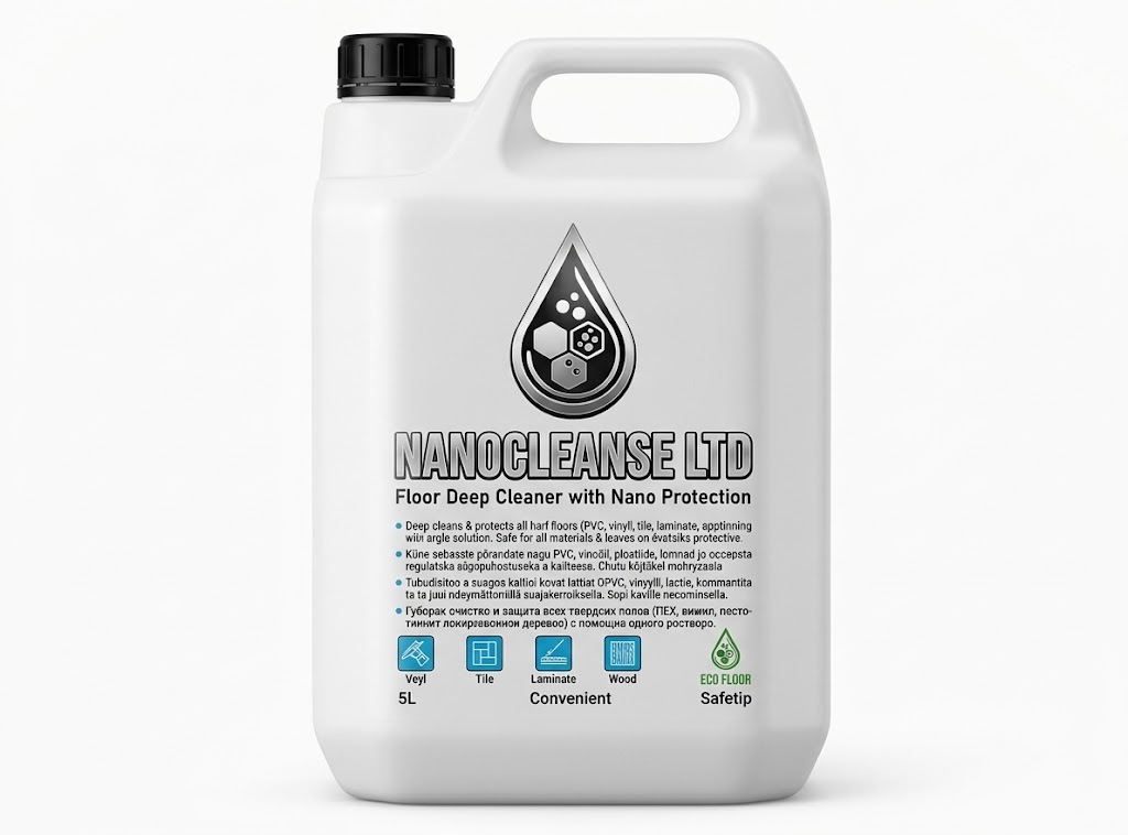 Nano Cleanse floor deep cleaner with nano protection, 5 litre